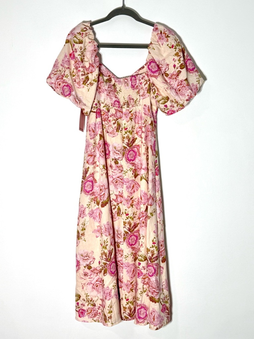 Avec Les Filles Floral Puff Sleeve Dress - Picture 6 of 6